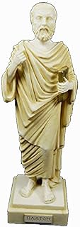 Sculpture Platon ancien philosophe grec vieilli statue